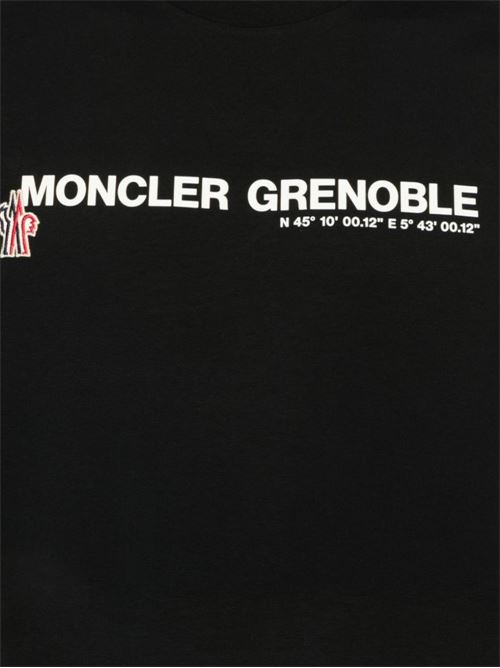 T-shirt con logo applicato Moncler Grenoble | 978C000-0189AW1999